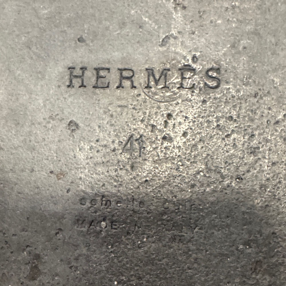 Hermes Black Slide Sandals - Picture 5 of 7